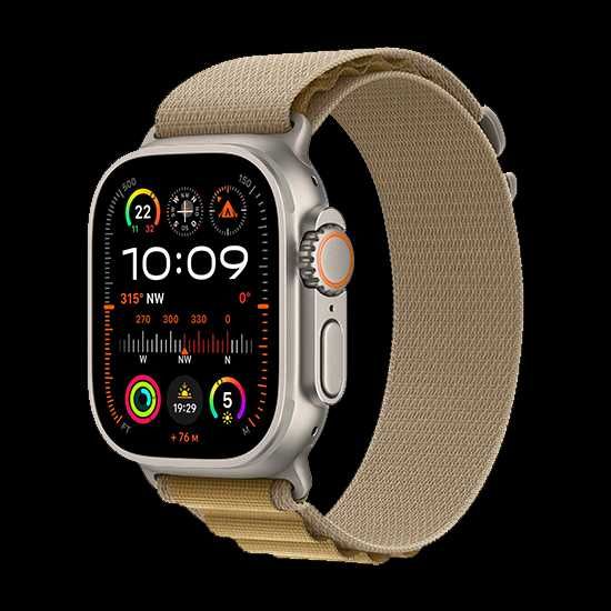 Нов! 12м. гаранция! Apple Watch Ultra 2 Natural LTE 49mm Titanium Case