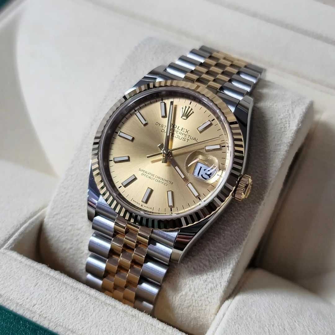 Дамски / Часовници 36mm двуцветен 2