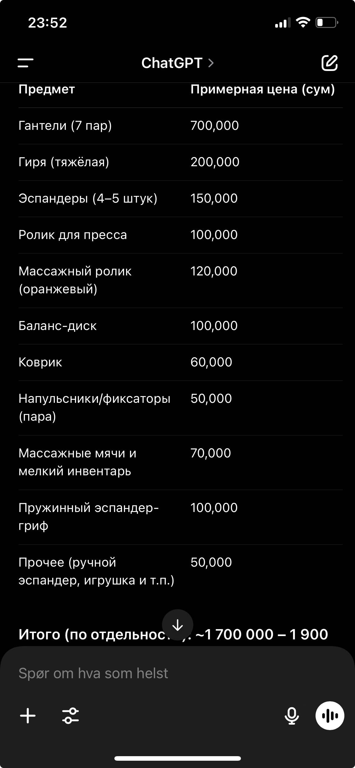 Kомплект спортивного инвентаря для дома!