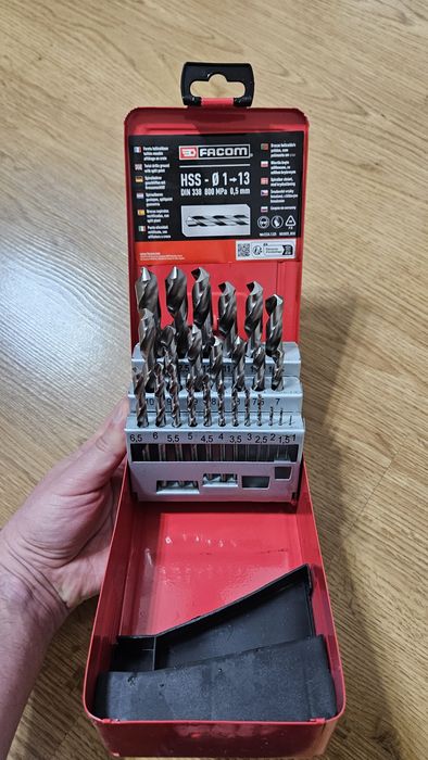 Facom  - Trusa 25 burghie profesionala burghie pentru metal