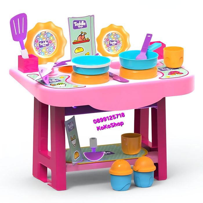 Детска кухня с 14 аксесоара/кухня за игра