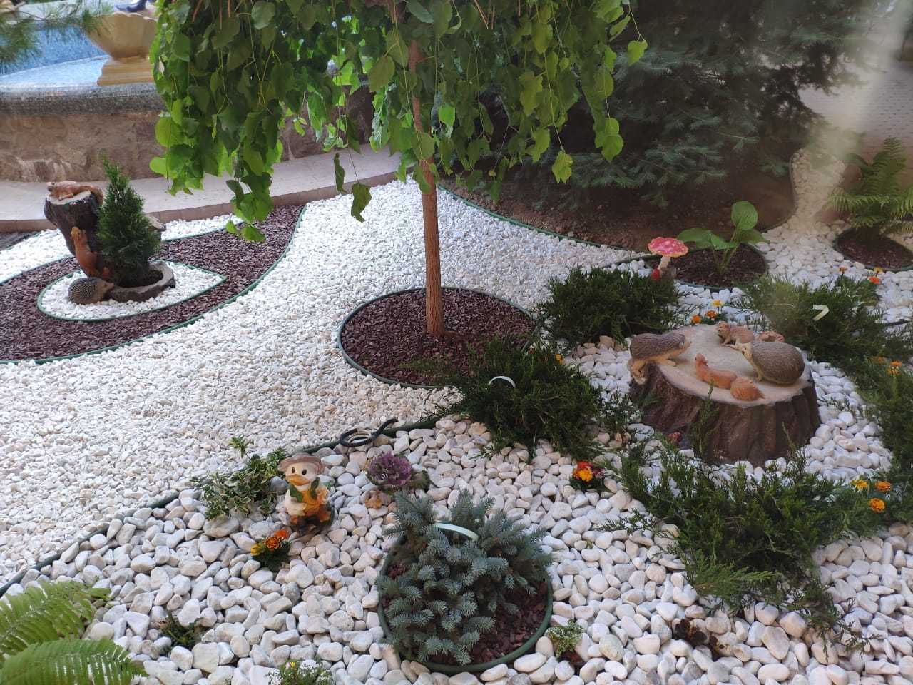 Садовый бордюр "Канта" 10 метров. Цвета: Черный, оливковый, коричневый