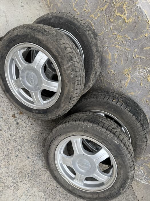 Шины с дисками накаченные