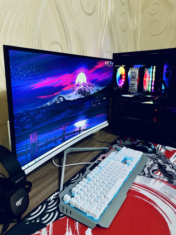 ОЧЕНЬ МОЩНЫЙ КОМП RTX3060 с полным комлпектом