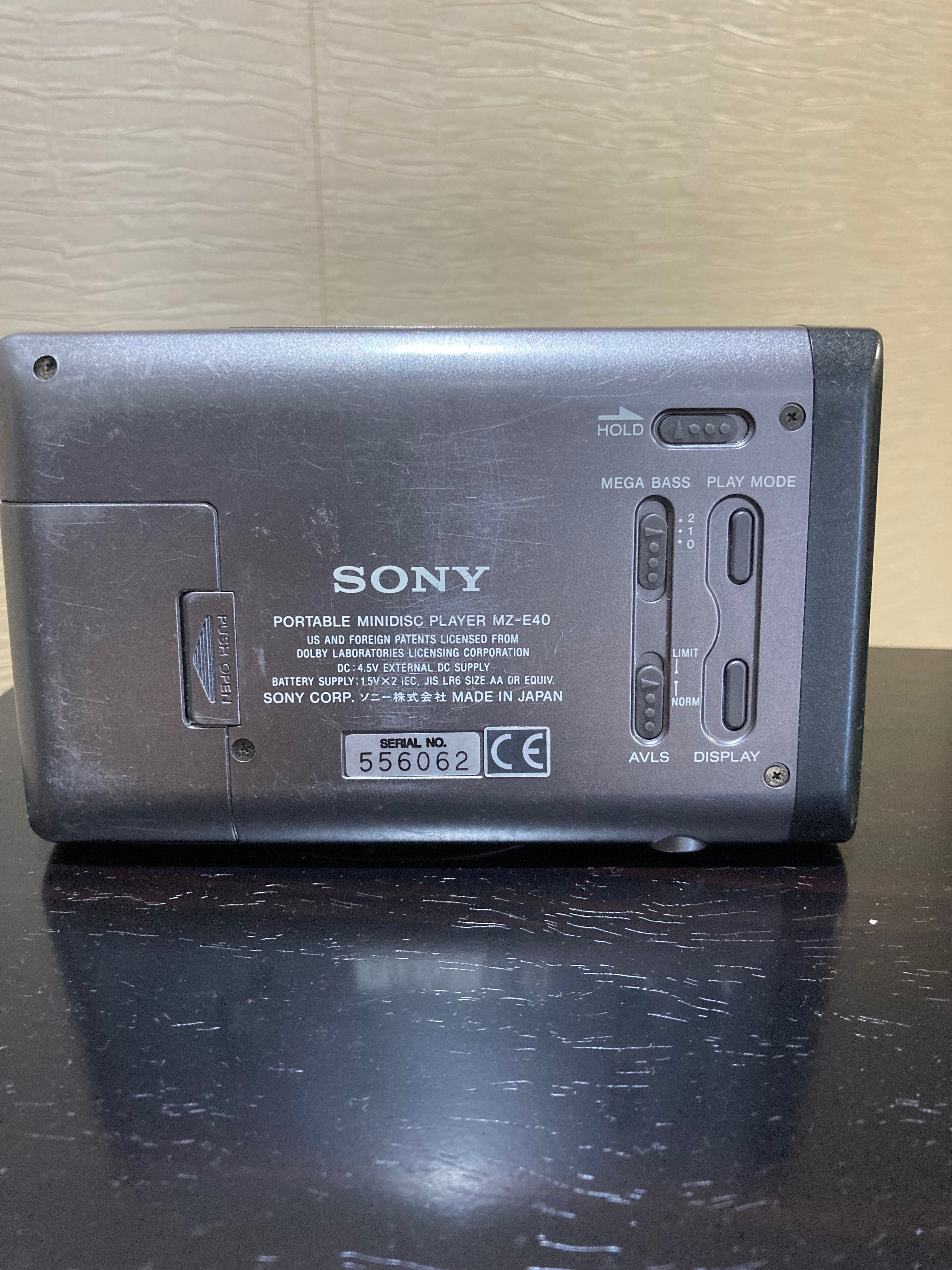 SONY MZ-E40 minidisc  WALKMAN MD Vintage