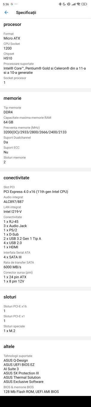 I5-10400F + ASUS PRIME H510M-K +8GB ram + cooler