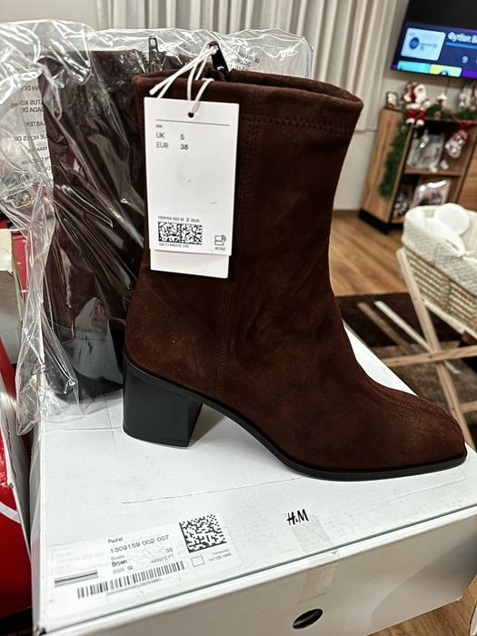 Къси ботуши с ток H&M