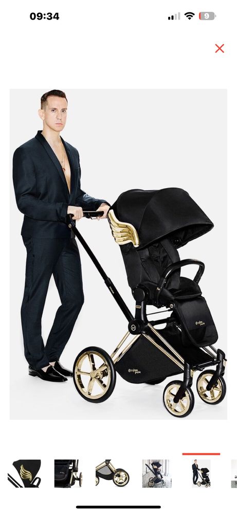 Коляска  Cybex Priam IV FE Jeremy Scott Wings в состонии как новая.