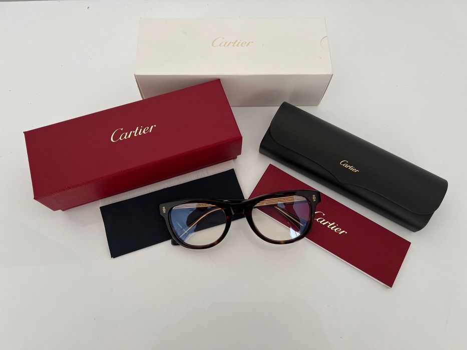 Rame ochelari de vedere Cartier CT0340O 005 havana