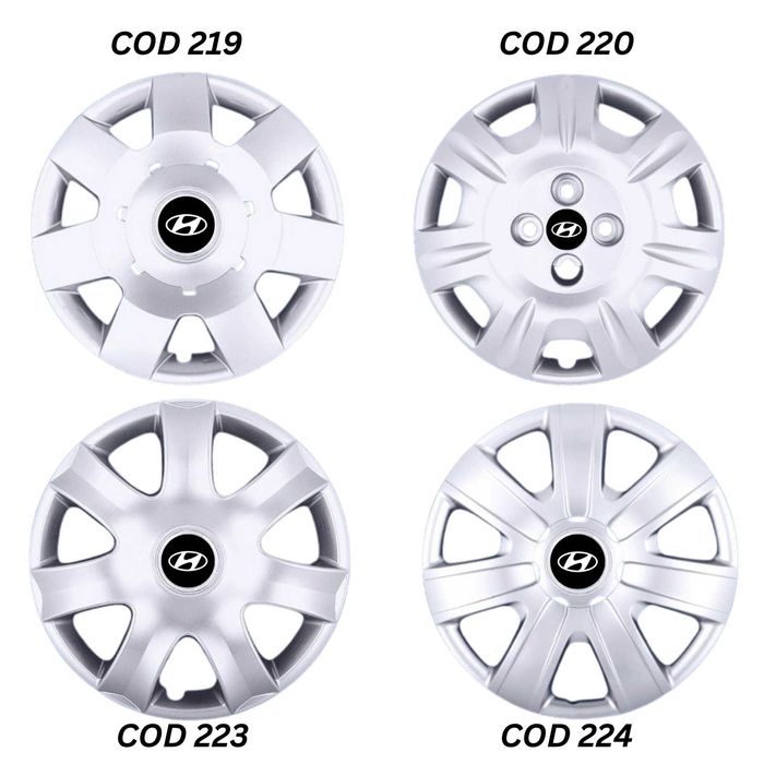 Capace roti R14 Hyundai diverse modele, pentru jante de tabla