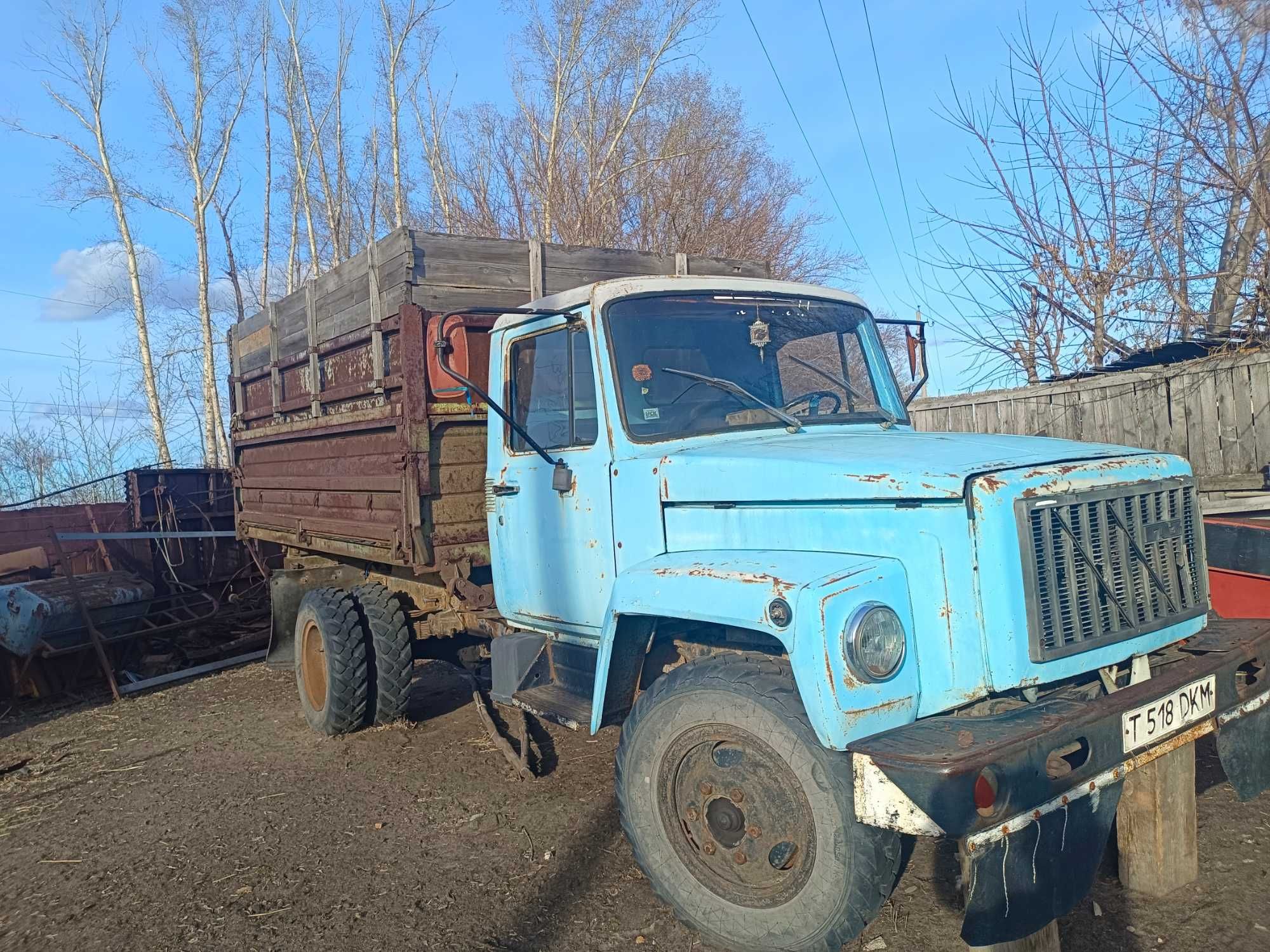 Продам ГАЗ-53 самосвал. прицепы цистерна бочка водовоз грабли сенные