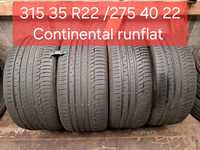 Set anvelope 315/35/22 cu 275/40 R22 Continental runflat - BMW X7