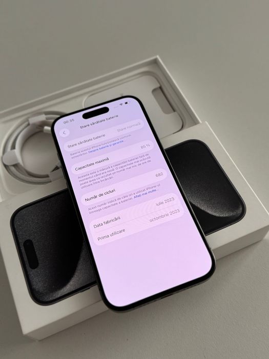 iPhone 15 Pro 256GB Black Titanium