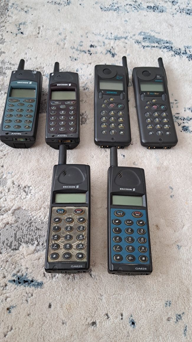 Siemens S6, Ericsson 628, Ericsson A1018s telefoane de colectie/vechi