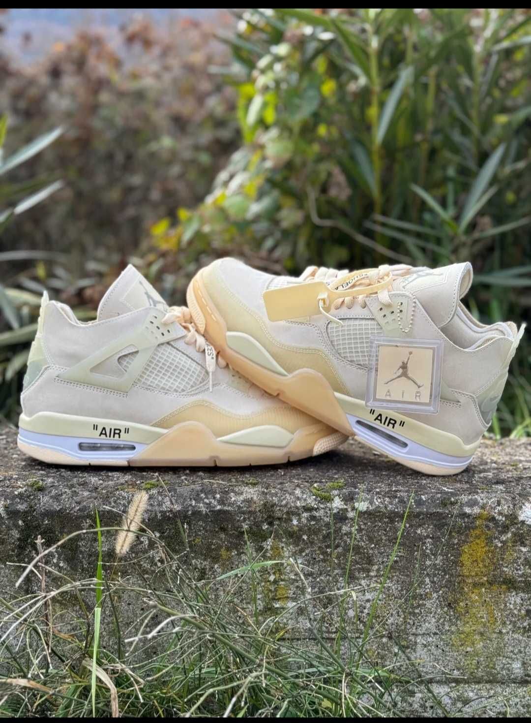 Jordan 4 off-white sail: cea mai buna calitate de pe piață!!