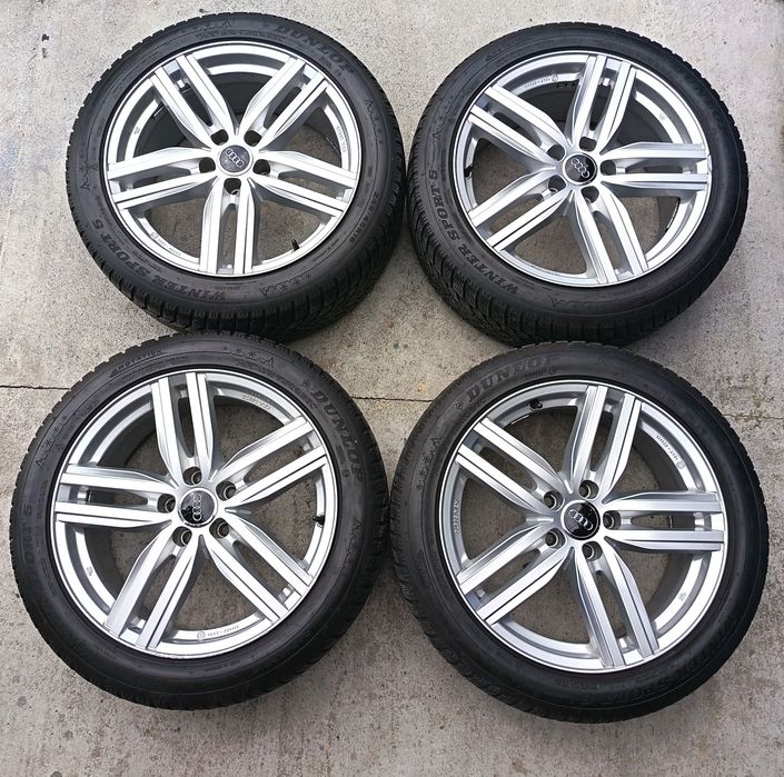 18ки джанти 5x112 със зимни гуми Dunlop