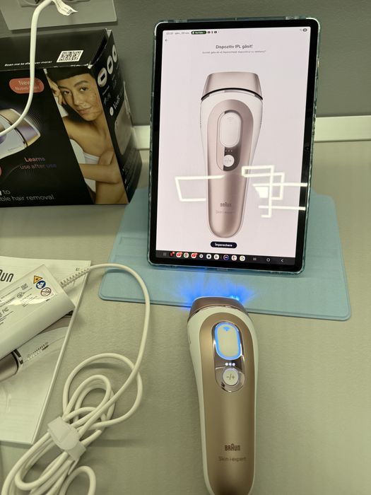 Epilator IPL Braun Skin i-expert, ca nou!