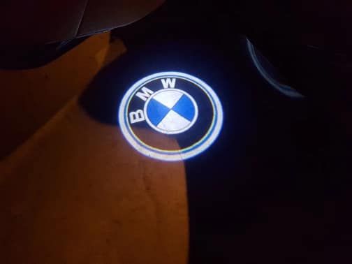 Lampi led logo portiere, holograme, dedicate BMW E90, E60, F10, F01