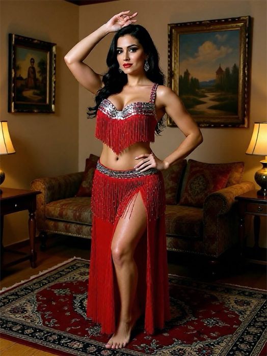 Costume dans oriental bellydance animatie