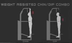 Набиране и Кофички – Weight Assisted Chin ( Dip combо ) IF9320