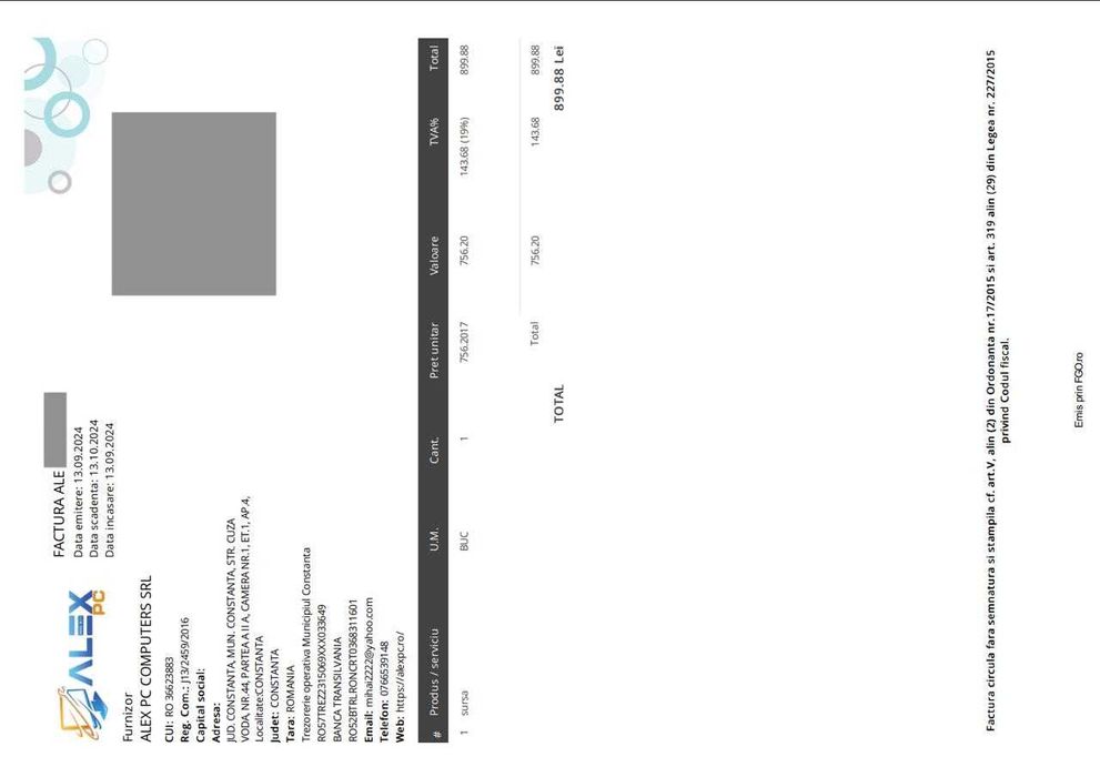 PC high end productivitate + gaming R9 7950x3d fără GPU - preț special