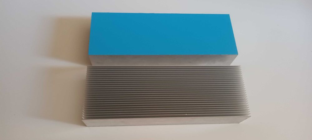 Aлуминиев охлаждащ радиатор 200х69х36мм Aluminum Heatsink Cooler