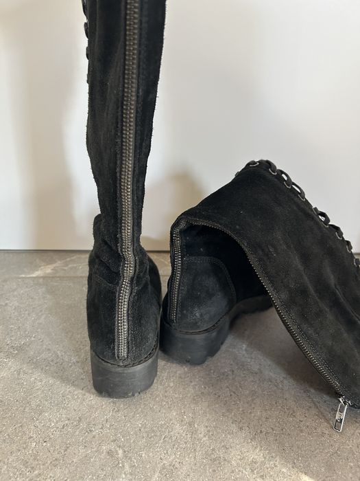 Cizmă Musette din piele întoarsă