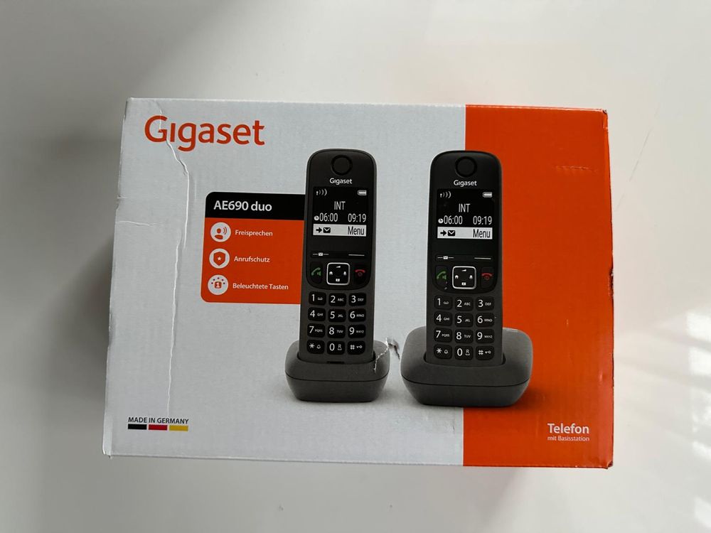 Telefon fix fără fir Gigaset AE690 duo