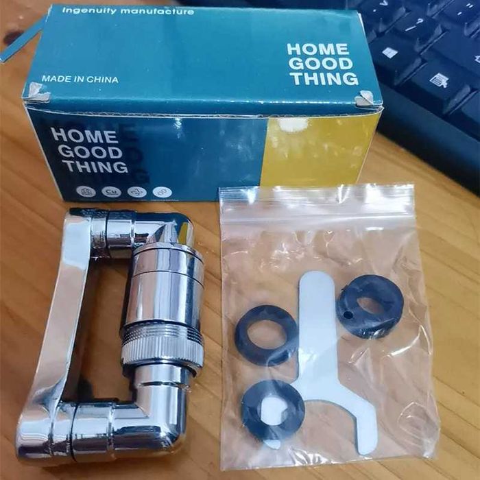 Подвижен метален накрайник за чешма с 360 градуса