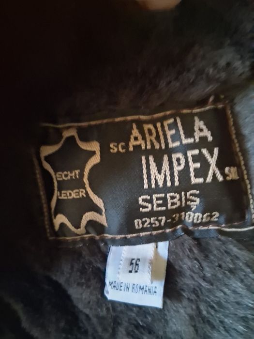 Cojoc nou de bărbați din oaie.capră