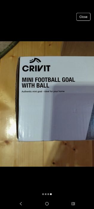 Poartă mini fotbal + minge – Crivit
