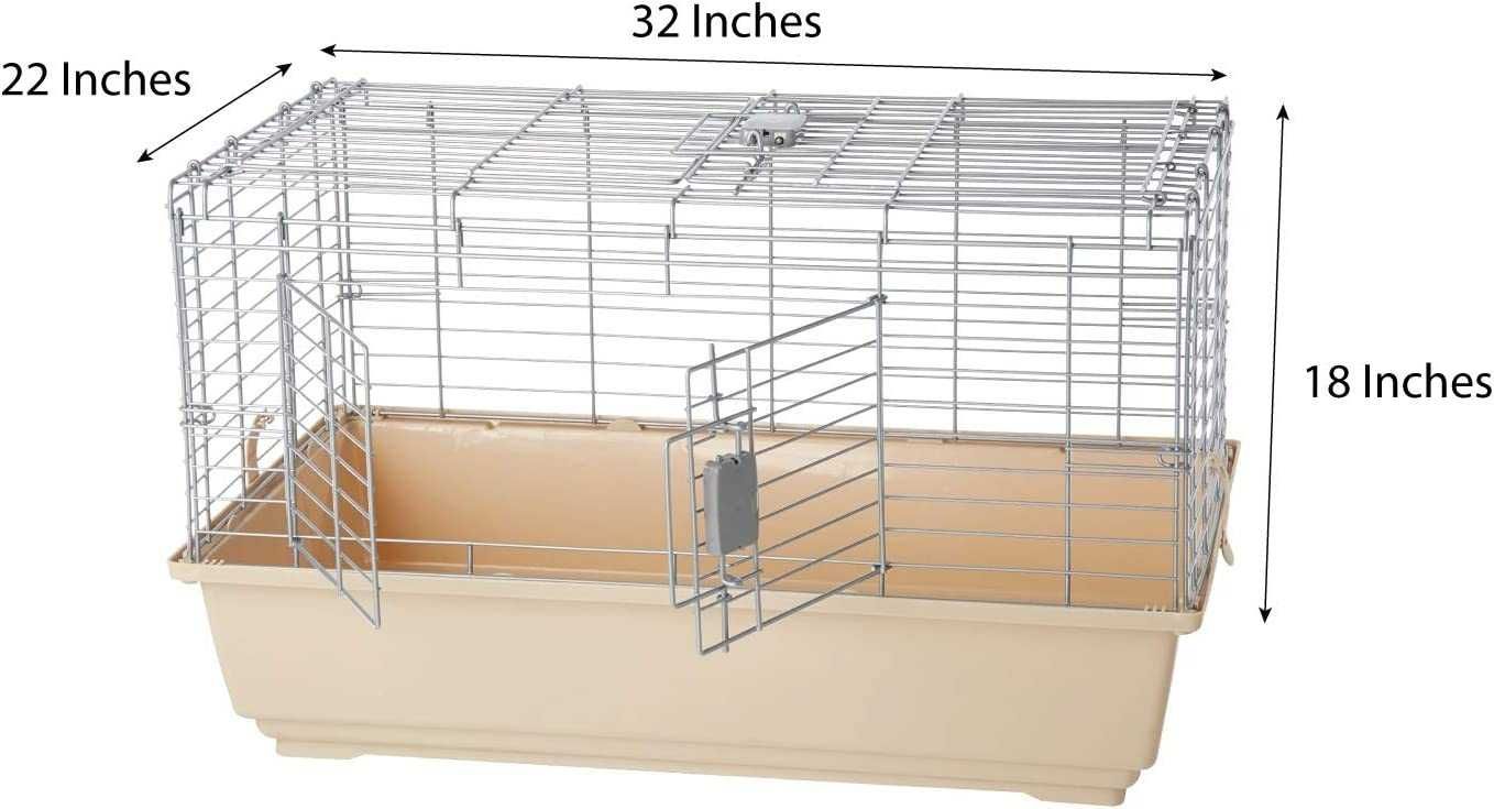 Клетка за малки животни с аксесоари, 81 x 55 x 46 cm, стандартна