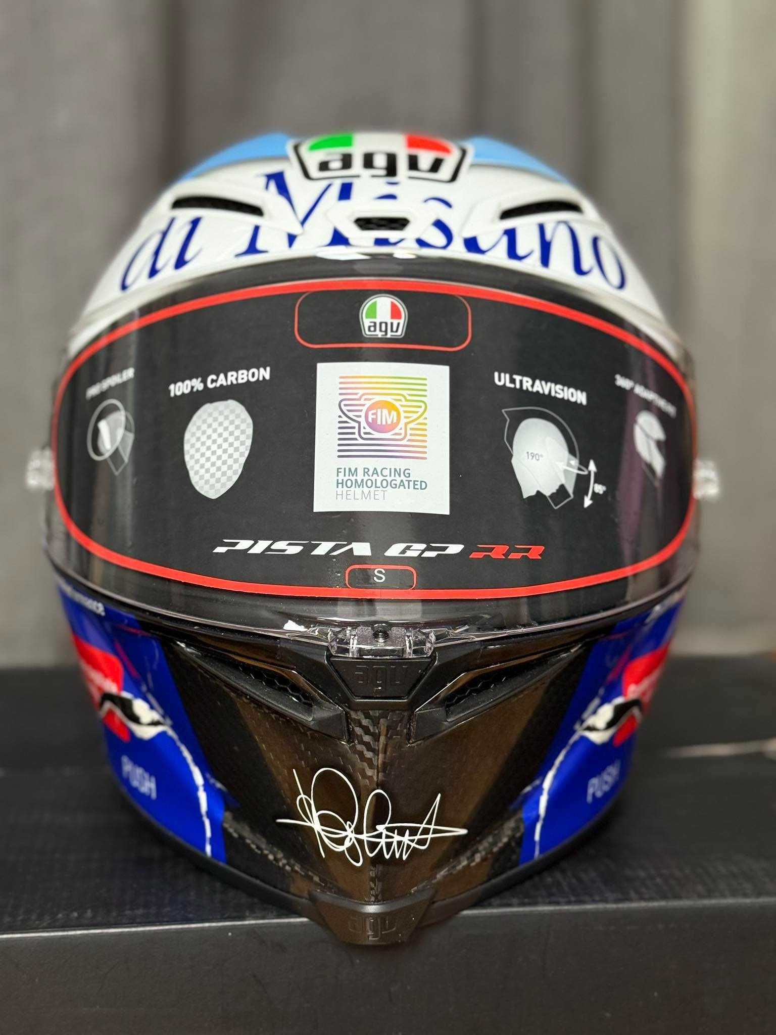 AGV Pista GP RR - Rossi Misano 2020 - S + Черен визьор