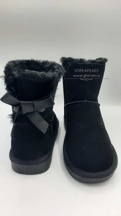 Ghete / cizme mini UGG - piele NATURALA, bailey bow,35 la 40