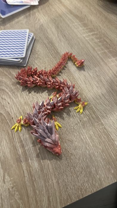 Dragon articulat flexibil multicolor