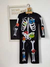 Costum de Halloween model schelet copii 12-18 luni mărimea 86