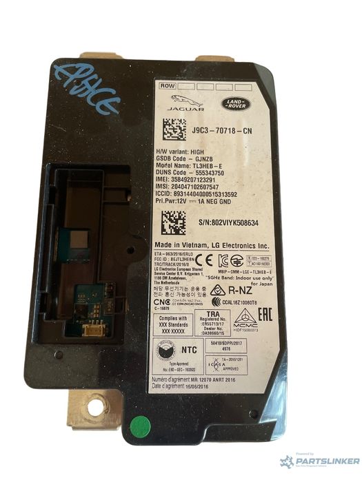 Modul/unitate de control bluetooth JAGUAR E-PACE X540 2017 - > J6C3 70