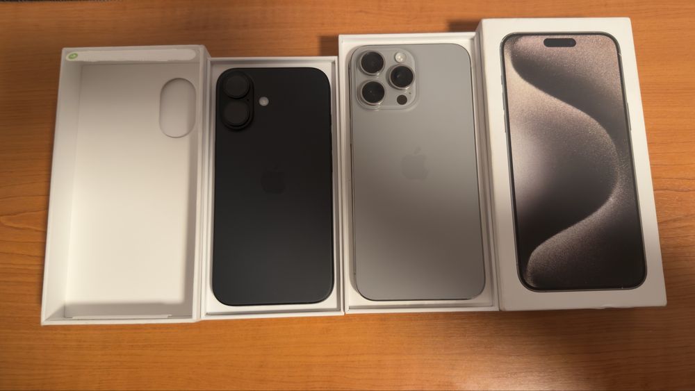 Apple iPhone 16 si 15 Pro Max