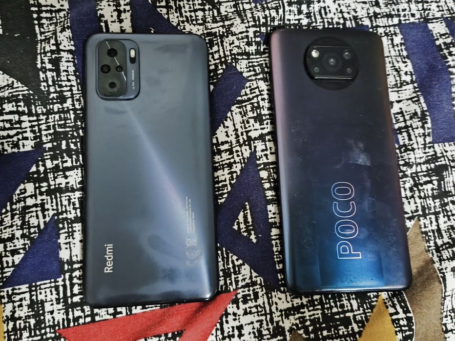 Продам 2 телефона redmi 10c poco x3 pro