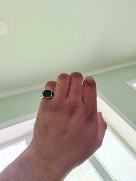 Мужское кольцо СЕРЕБРО, Печатка