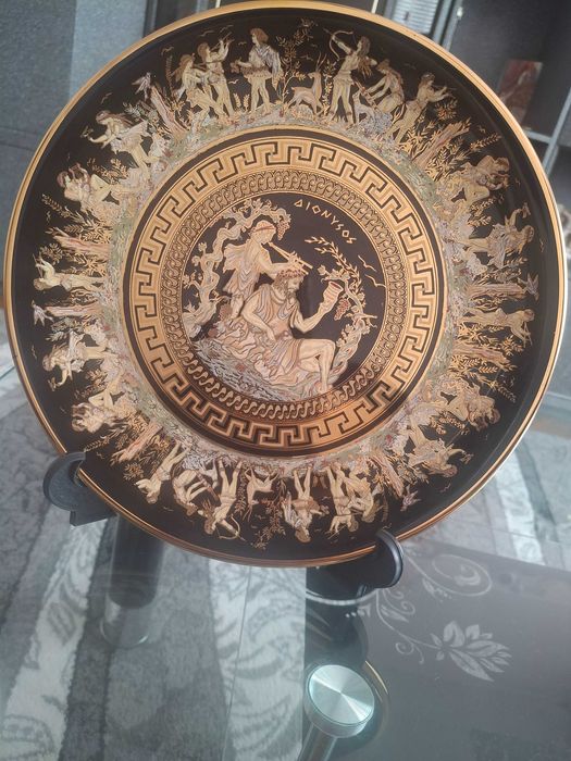 Декоративна чиния с 24к злато