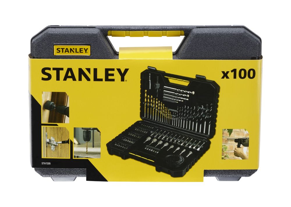 Накрайници, битове и свредла STANLEY STA7205 100 части
