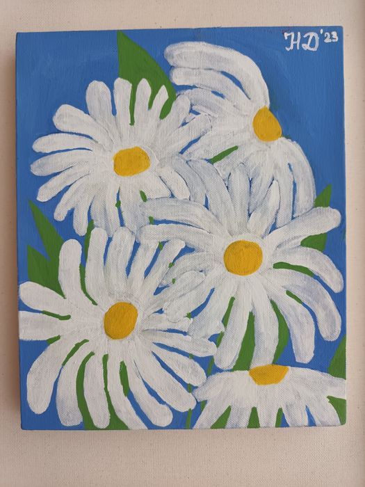 НОВА картина, рисувана с акрил 22х27см, Спиди