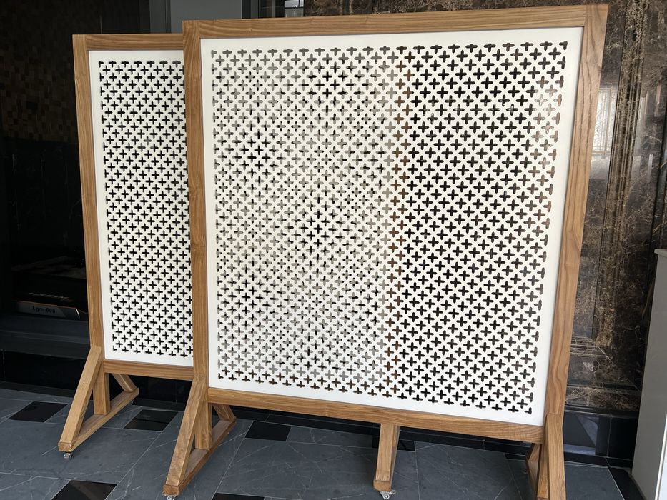 Декоративная деревянная перегородка /ширма – НОВАЯ