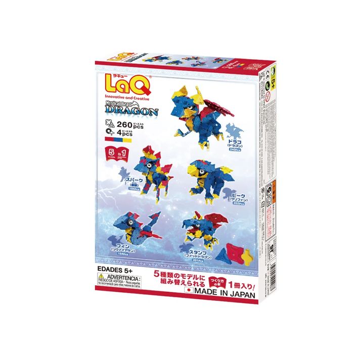 Японски Детски конструктор LaQ Mystical Beast DRAGON, 264 части