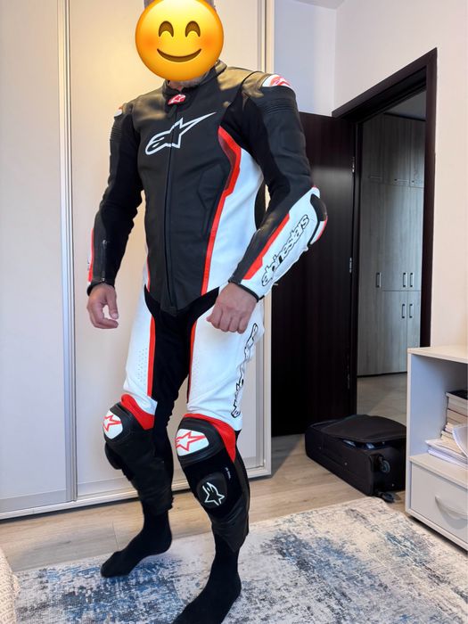 Combinezon de piele 1 piesa ALPINESTARS MISSILE V2 TECH AIR READY