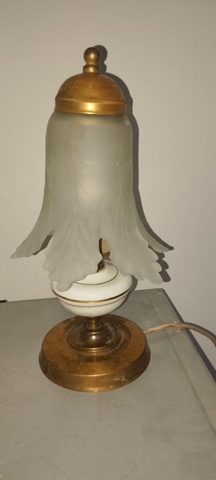 Порцеланова, Vintage, ретро нощна лампа