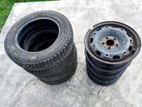 Jante tabla cu anvelope 14"