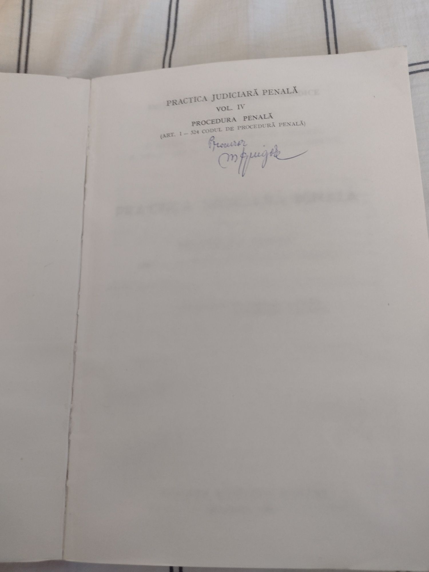 Practica judiciara penală vol IV Ghe. Antoniu, N. Volonciu