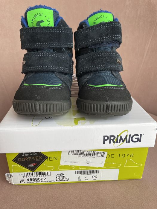 Primigi ghete impermeabile cu insertii din piele intoarsa marime 20